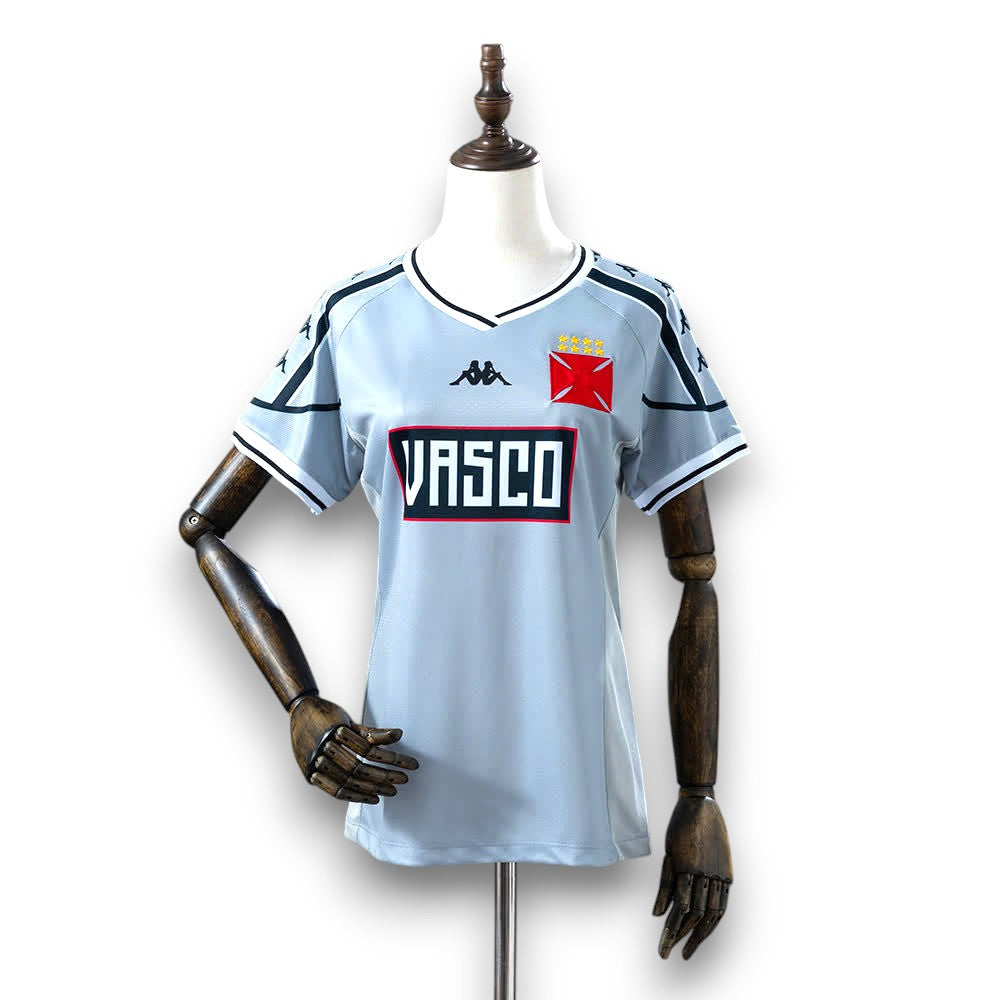 Camisola Feminina Vasco Da Gama Pré-Jogo Cinza 2025/26