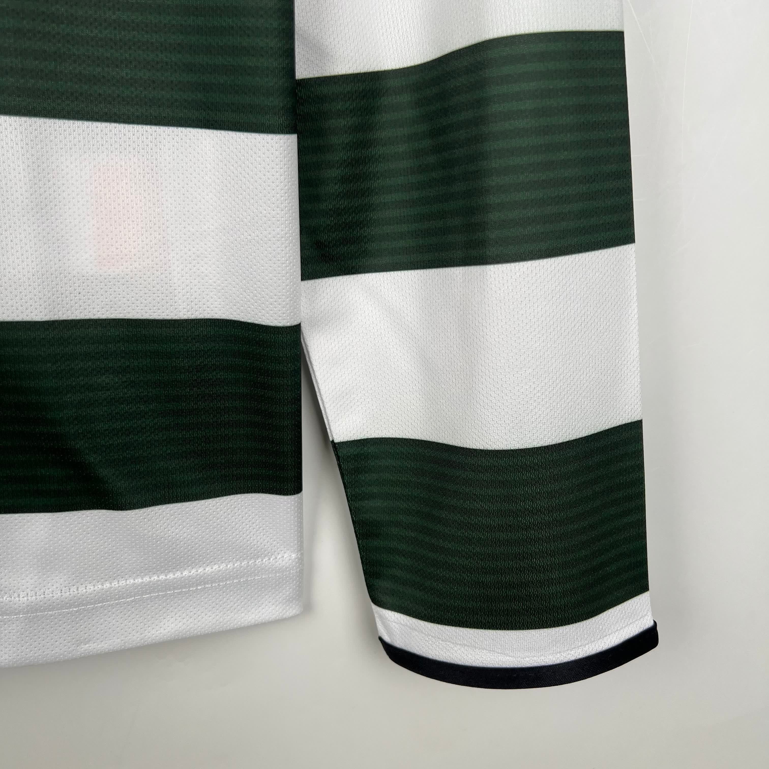 Camisola Retro Manga Comprida Sporting 01/03