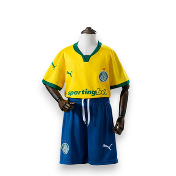 Conjunto Infantil Palmeiras Amarela Third 25/26