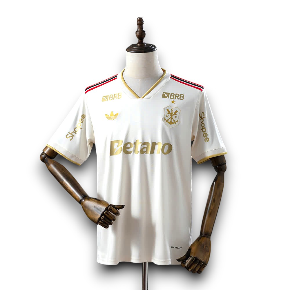 Camisola Flamengo Third Branca 25/26