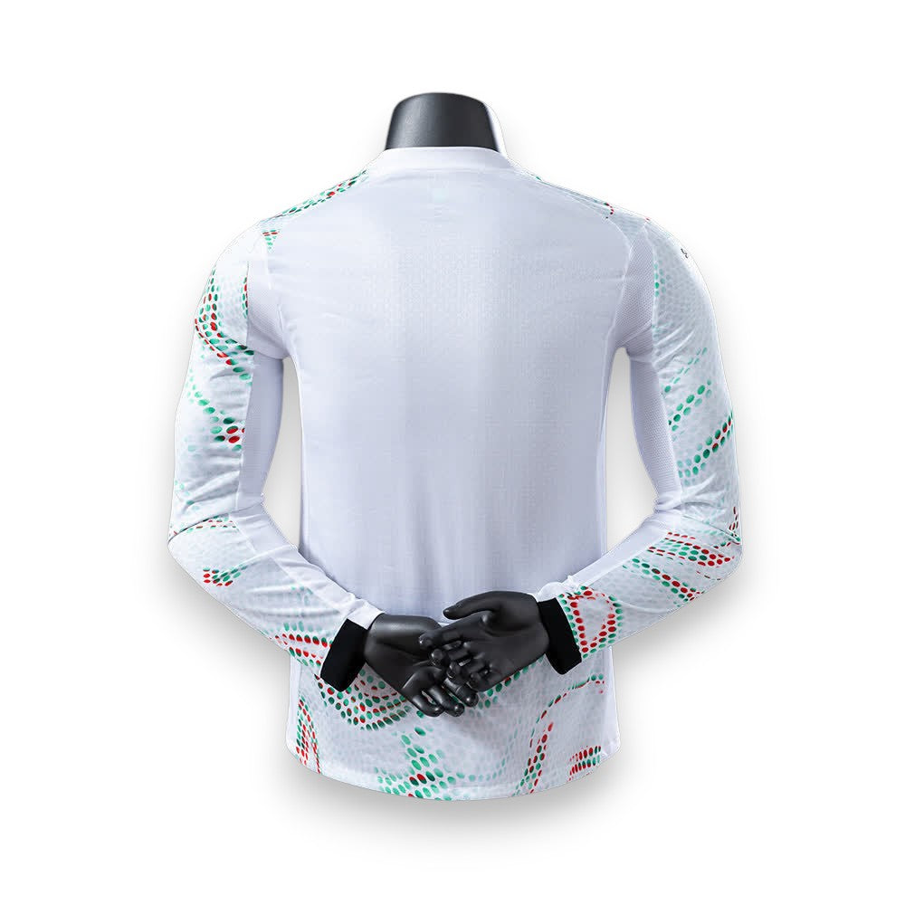 Camisola Portugal De Manga Comprida Fora De Casa 2025 - Player