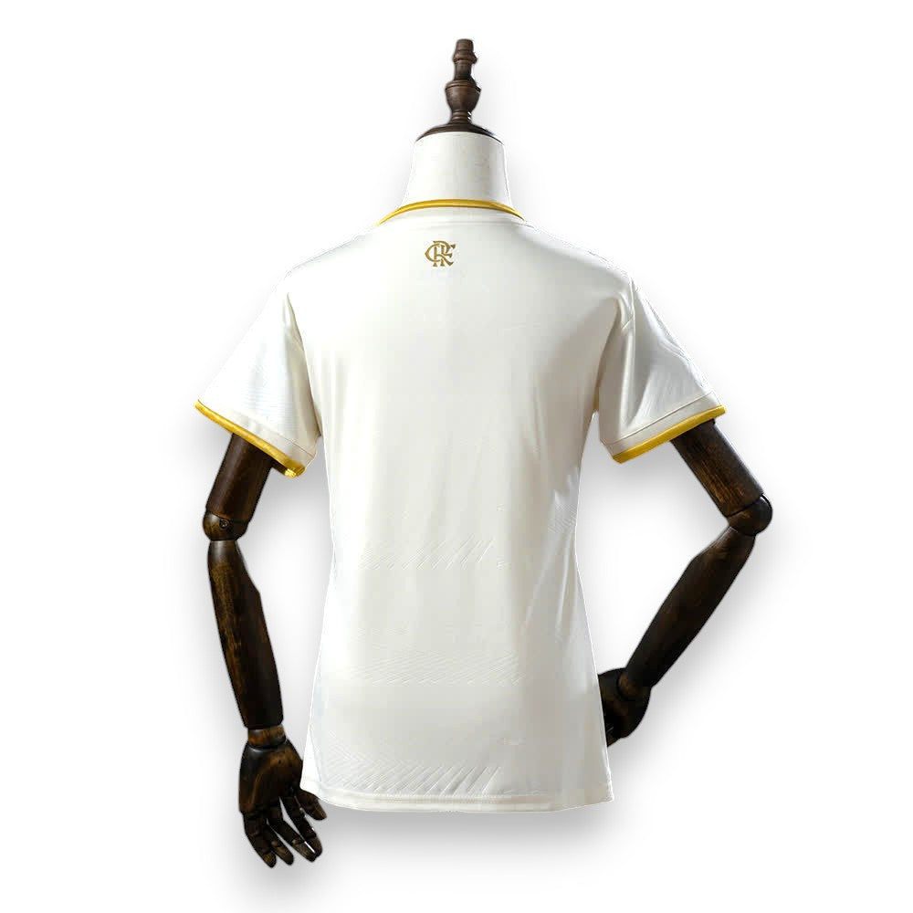 Camisola Flamengo Branca Third Away 25/26 - Feminina