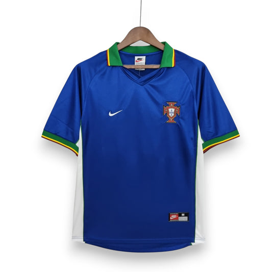 Camisola Portugal Retrô Azul 1998