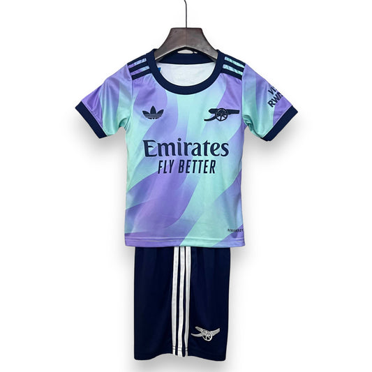 Conjunto Infantil Arsenal Third Away 24/25