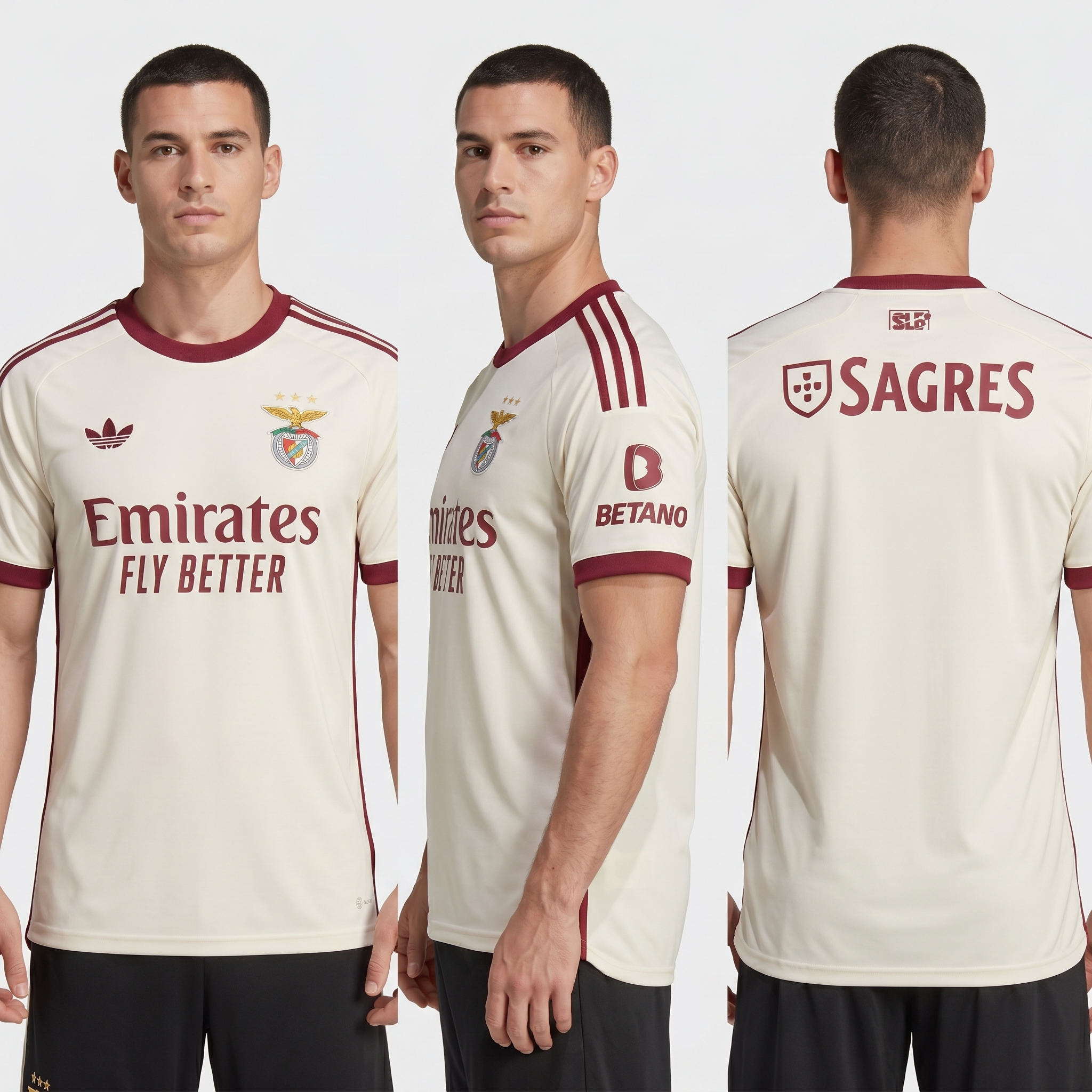 Camisola ALTERNATIVA off white (creme) 2026/27 - LANÇAMENTO secundária