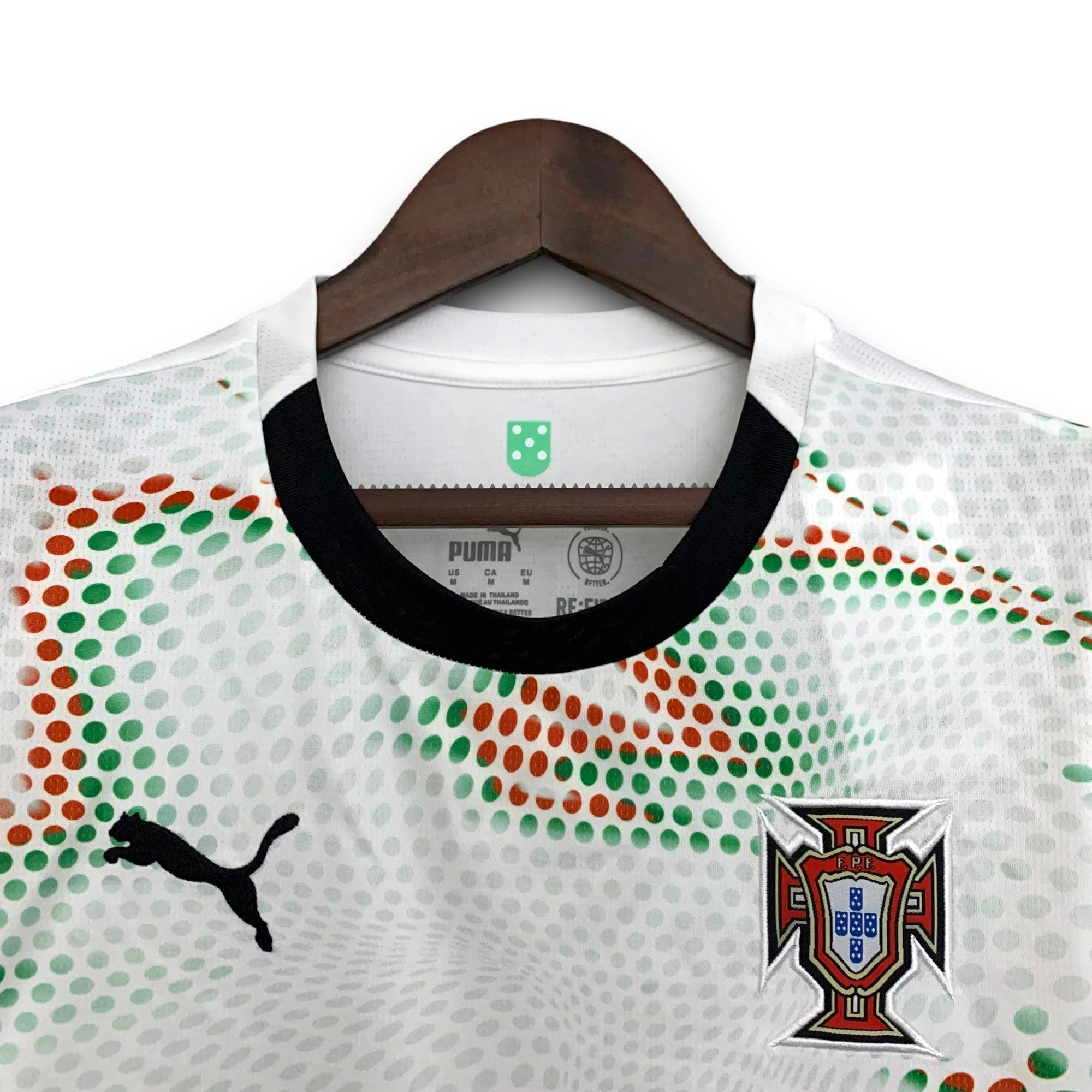 Camisola Feminina Portugal Branca Fora De Casa 2025