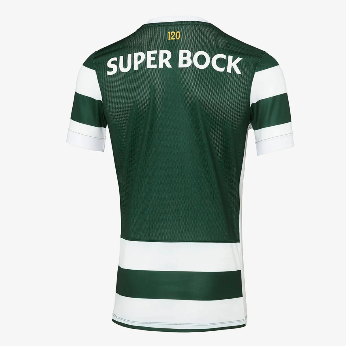 Camisola S C P principal 120 anos verde e branca 2026/27