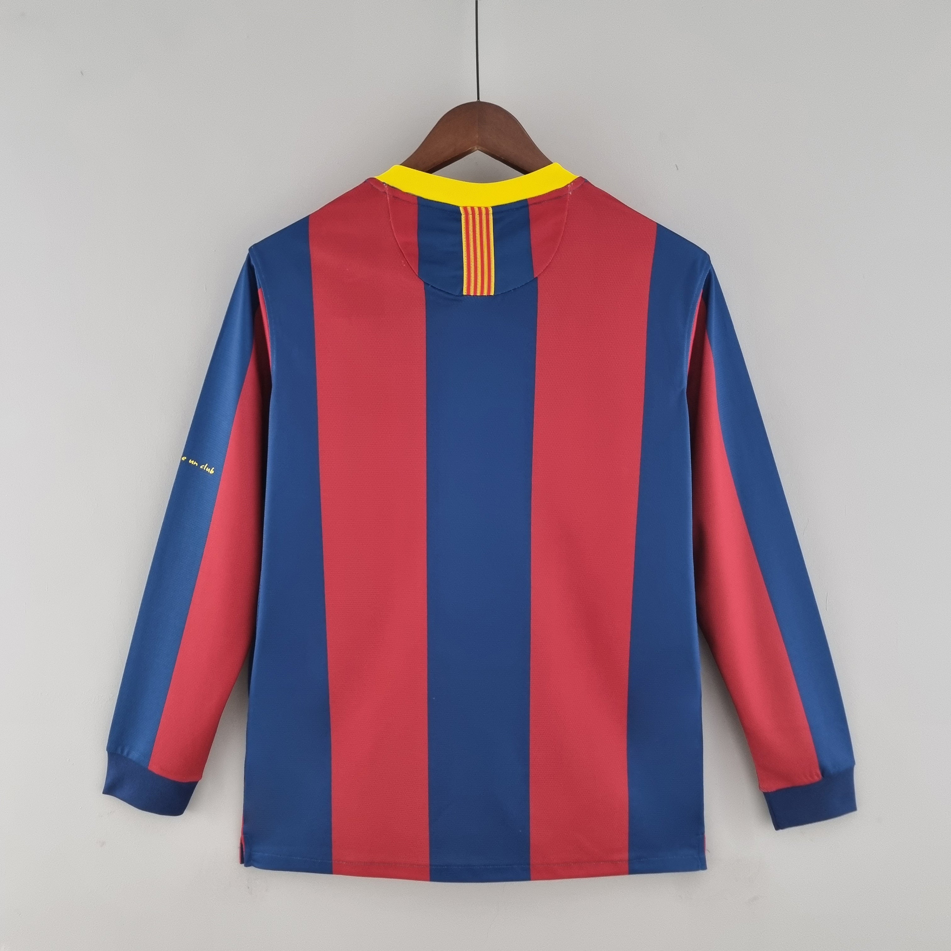 Camisola Retrô Manga Longa Barcelona 2010/2011