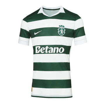 Camisola S C P principal 120 anos verde e branca 2026/27 - [pré venda: 11 a 22 dias úteis]