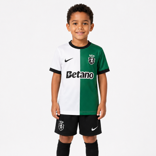 Conjunto Infantil Stromp Quarto Equipamento 2025/26 - Leões