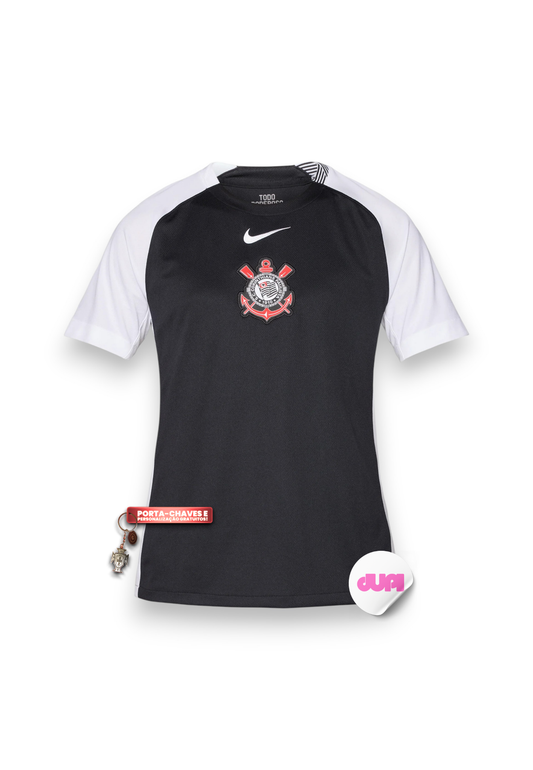 Camisola Corinthians Away Preta 25/26