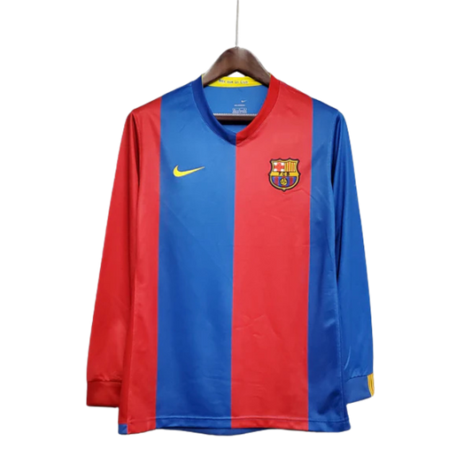 Camisa Manga Longa Barcelona 06/07 Grená