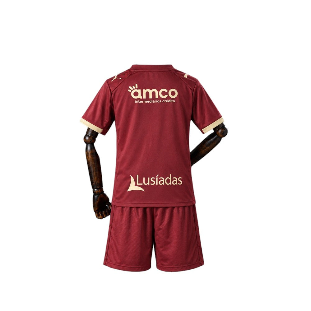 Conjunto Infantil SC Braga Alternativa 26/27 Bordô
