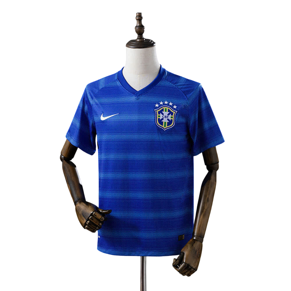 Camisola Retro Brasil Azul 2014