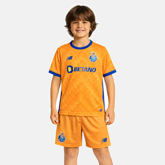 Conjunto Infantil Alternativa Laranja 2024/25 - Dragões