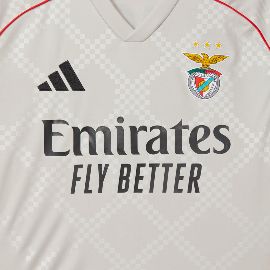 Camisola Alternativa Bege SL Benfica 2025/26