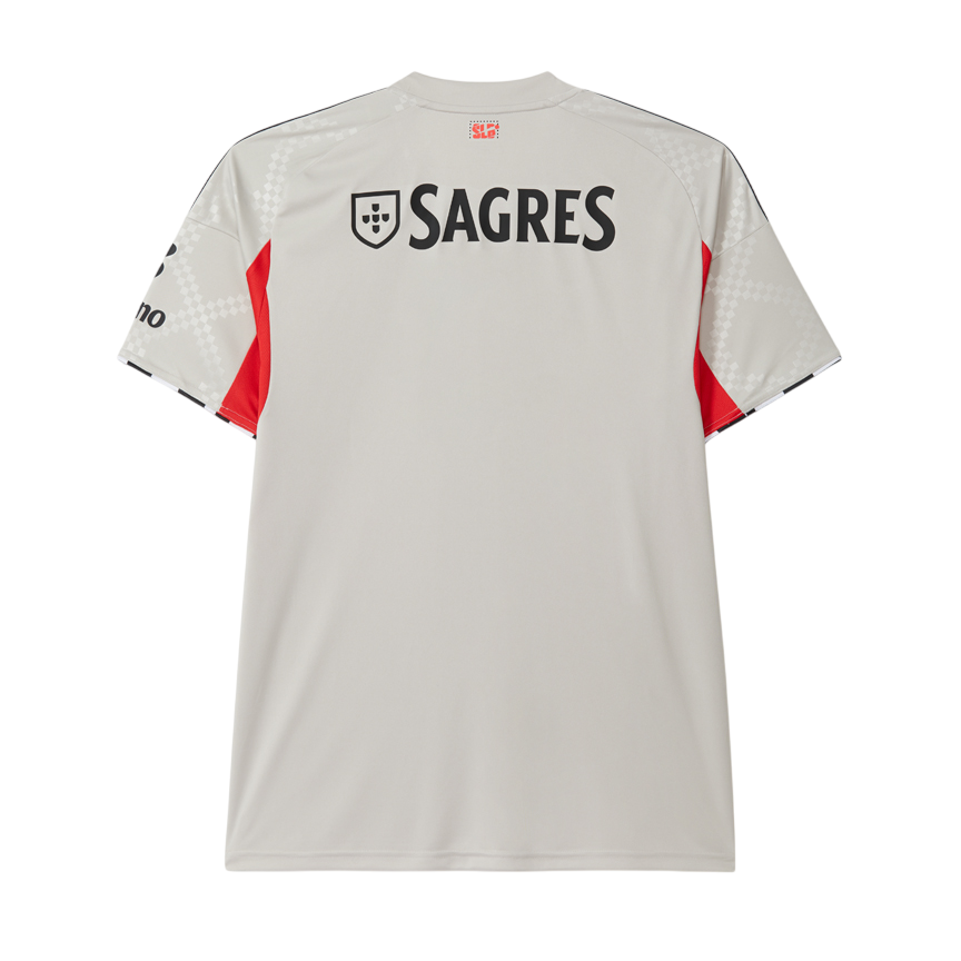 Camisola Alternativa Bege SL Benfica 2025/26