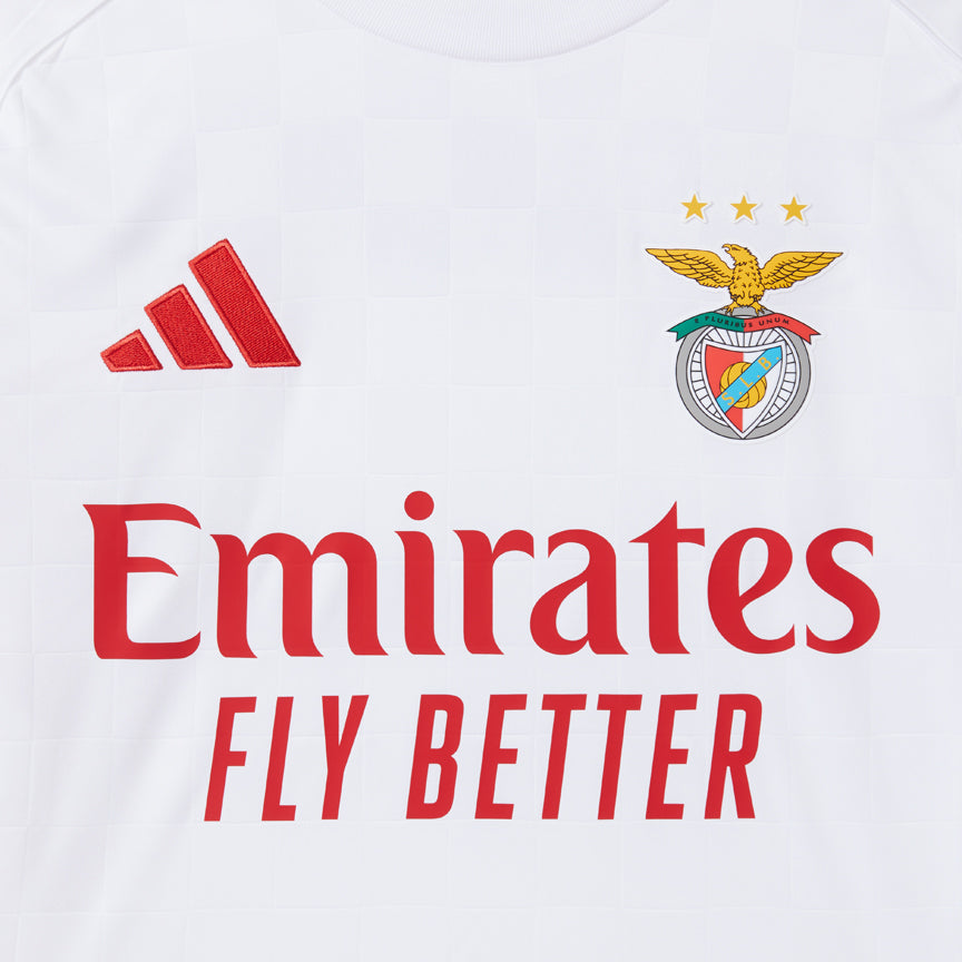 Camisola Alternativa Branca Benfica 2025/26