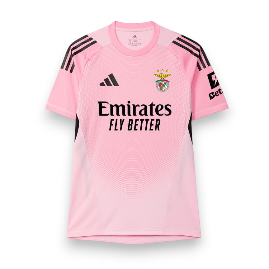 Camisola Benfica Guarda-Redes Rosa 25/26