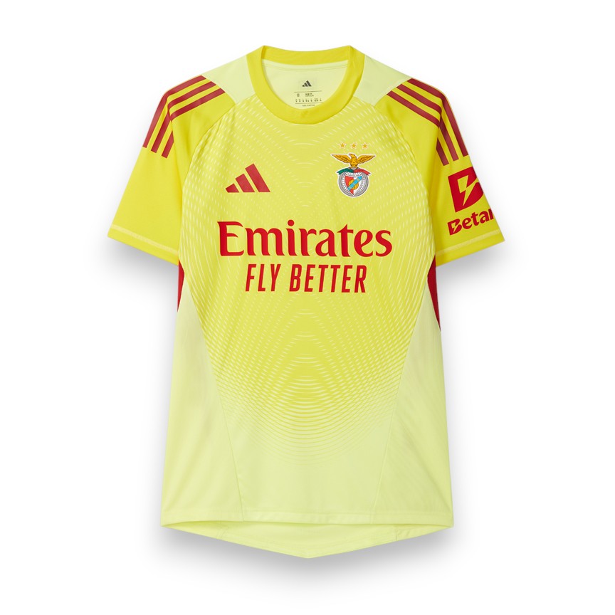 Camisola Benfica Guarda-Redes Amarela 25/26