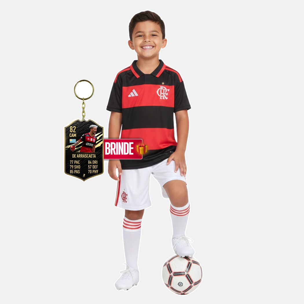 Conjunto Infantil I CR Flamengo 26 🦅❤️