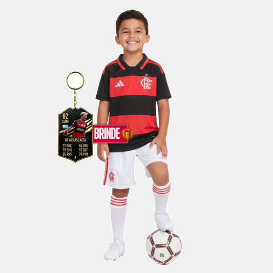 Conjunto Infantil I CR Flamengo 26 🦅❤️