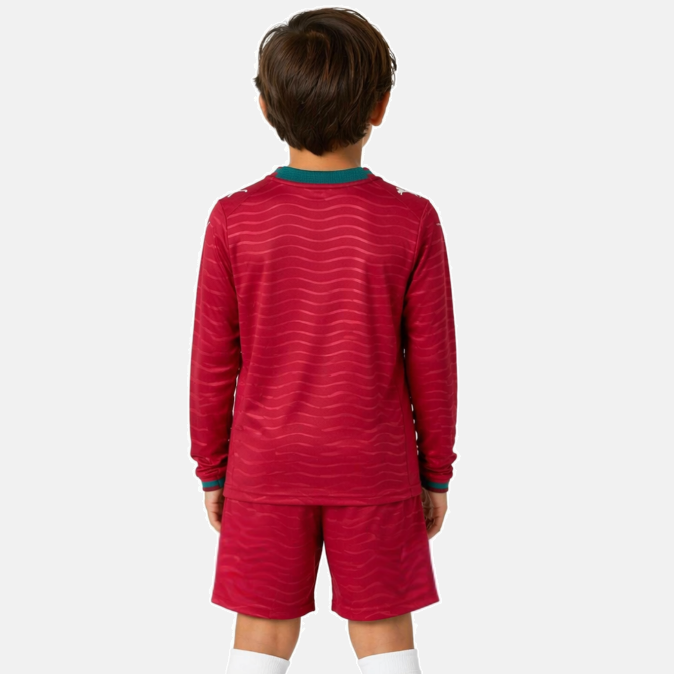 Conjunto Infantil Manga Longa Principal Portugal - Mundial 2026
