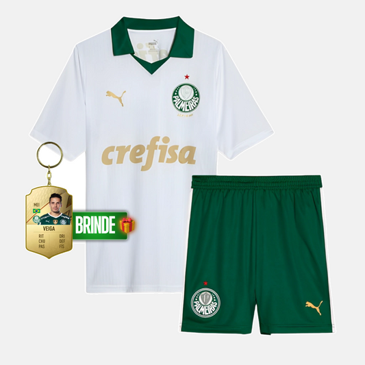 Conjunto Infantil Palmeiras Away 2024/25