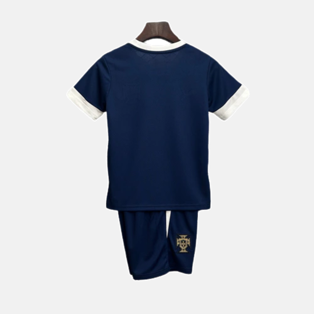 Conjunto Infantil Portugal Azul Treino - 2025/26