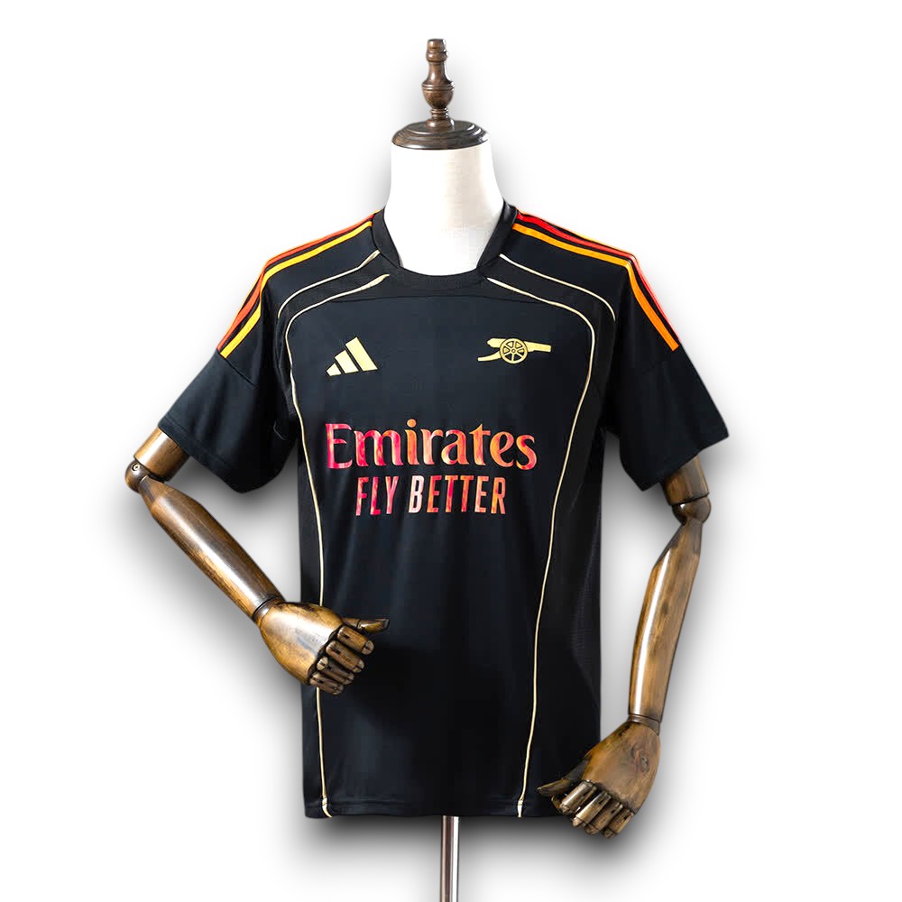 Camisola Arsenal Pré-Jogo Preta 2025/26
