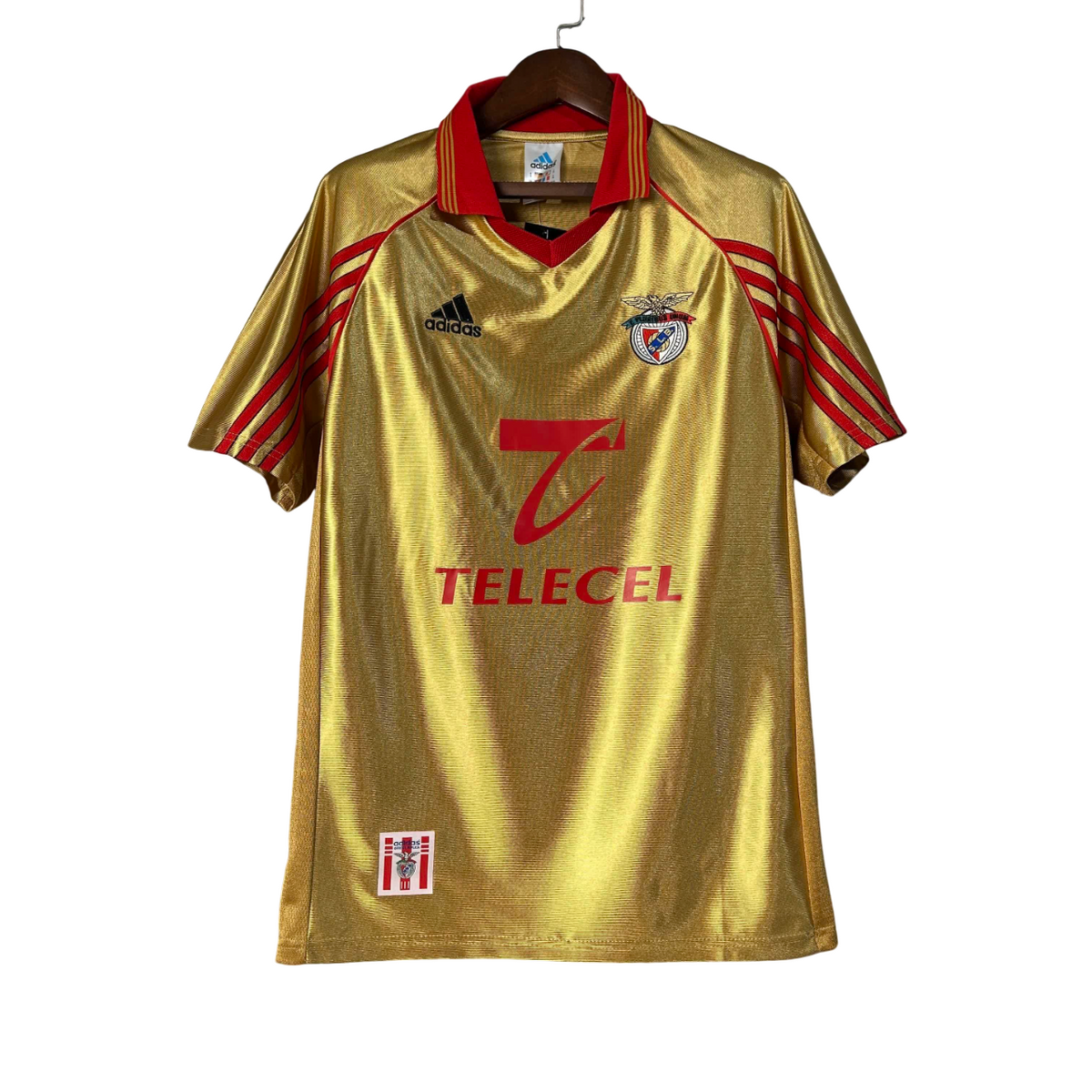 Camisola Retro Benfica Alternativa Dourada 98/99