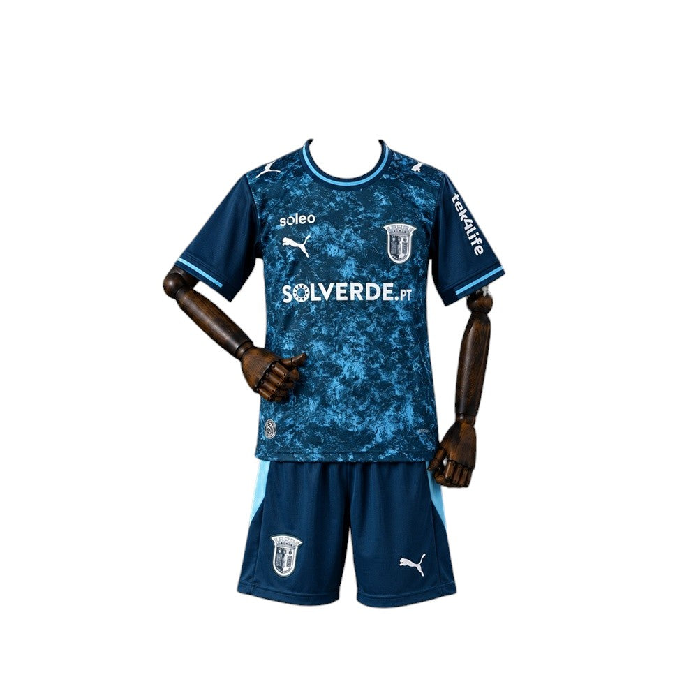 Conjunto Infantil SC Braga Alternativa 26/27 Azul