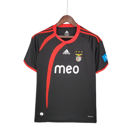 Camisola Retro Benfica Preta e Vermelha 2009/2010