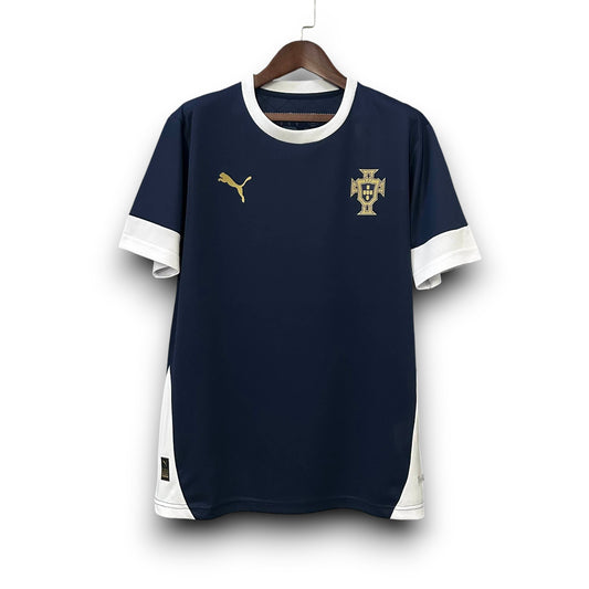 Camisola Portugal Roupa De Treino Azul 2025