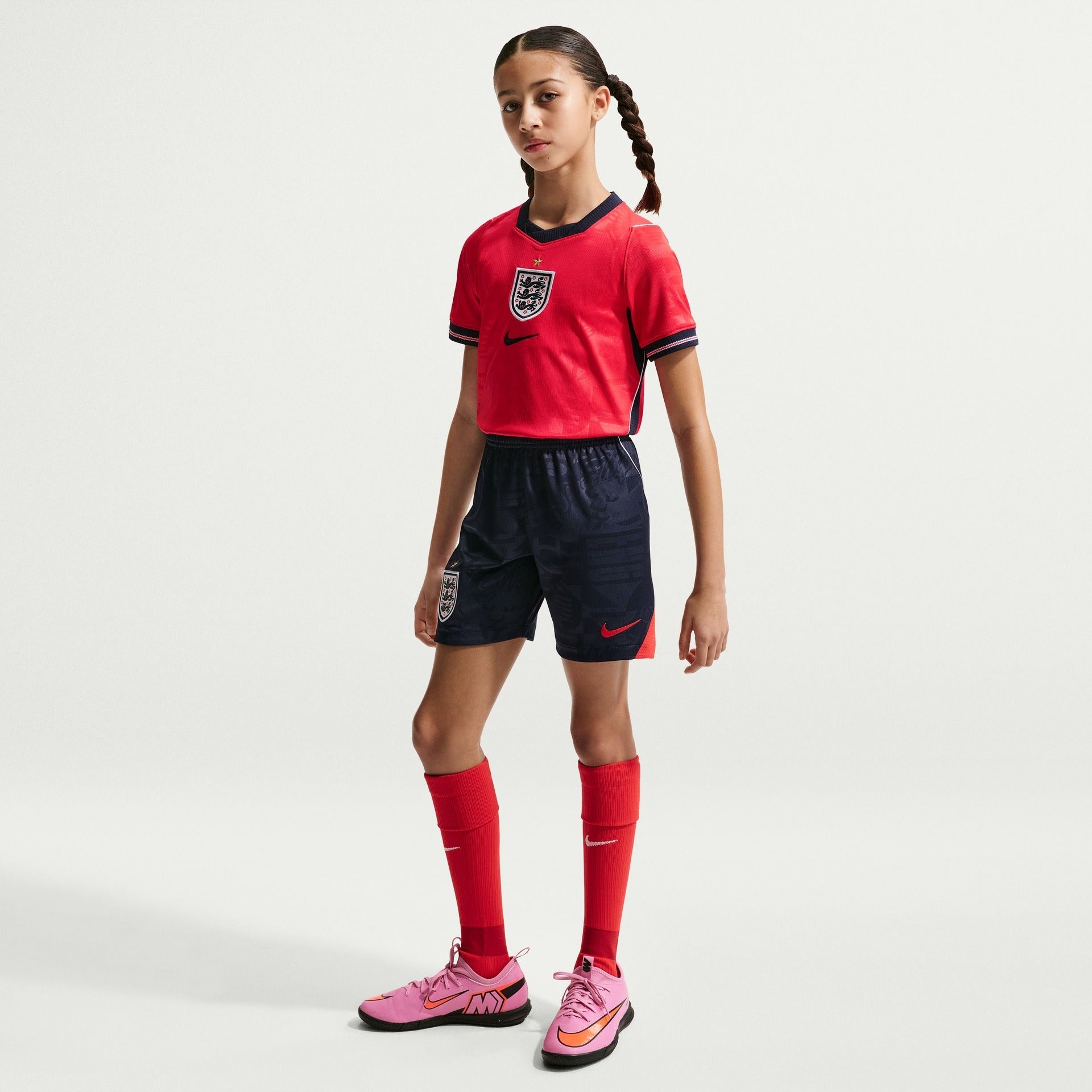 Conjunto Infantil Seleção Inglaterra Away 2026 - Mundial