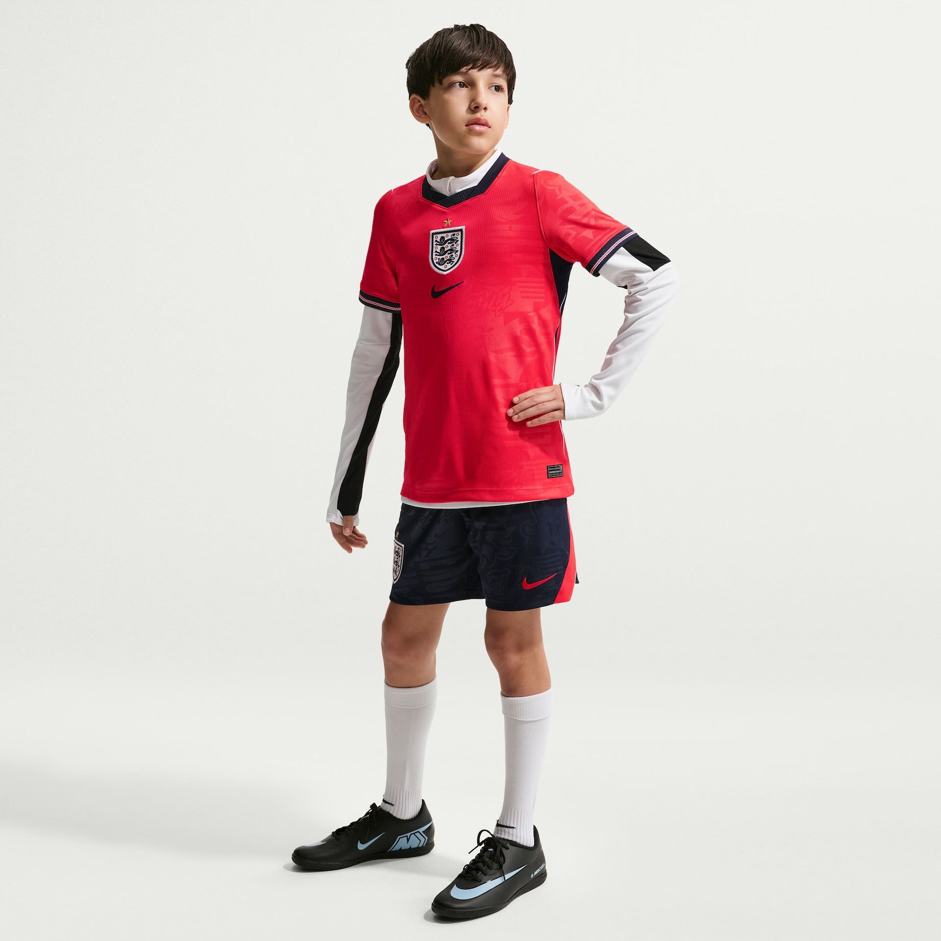 Conjunto Infantil Seleção Inglaterra Away 2026 - Mundial