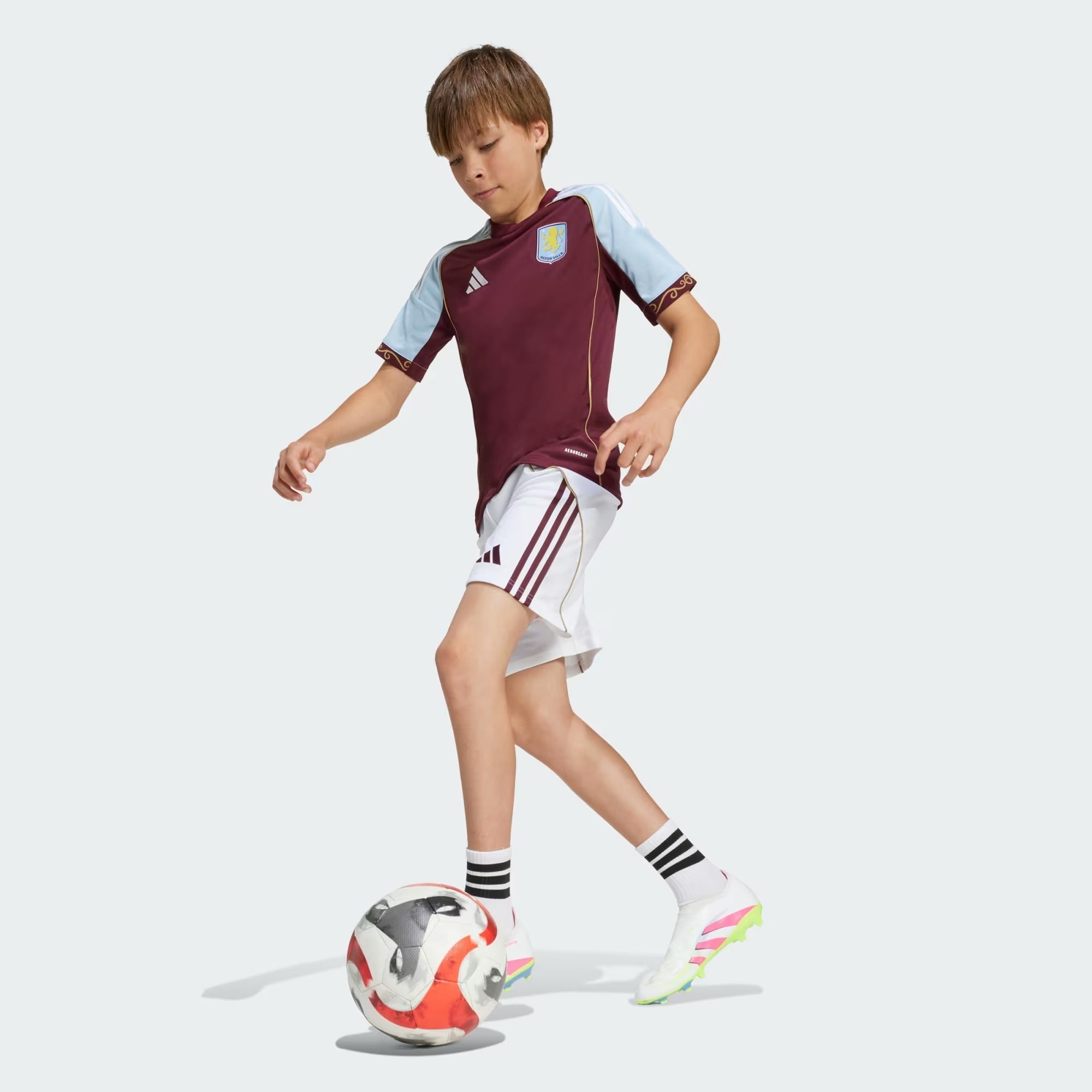 Conjunto Infantil Adidas Aston Villa 2025/26